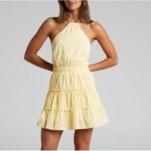 Maryani Backless Showpo halter dress